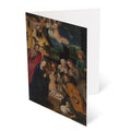 The Adoration of the Shepherds by Marcellus Coffermans Greetings Card