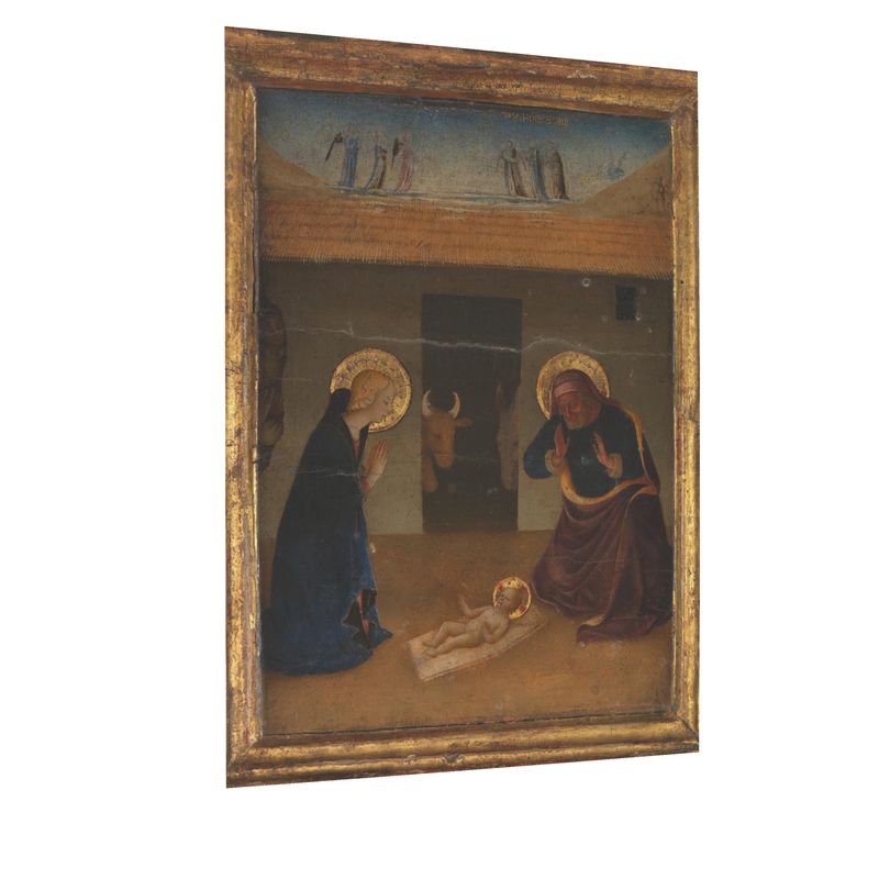 The Nativity by Sano di Pietro Postcard
