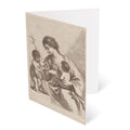 Madonna and Child with St. John the Baptist Greetings Card