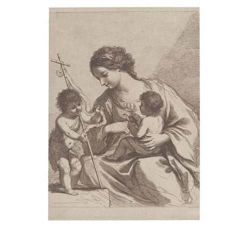 Madonna and Child with St. John the Baptist Postcards