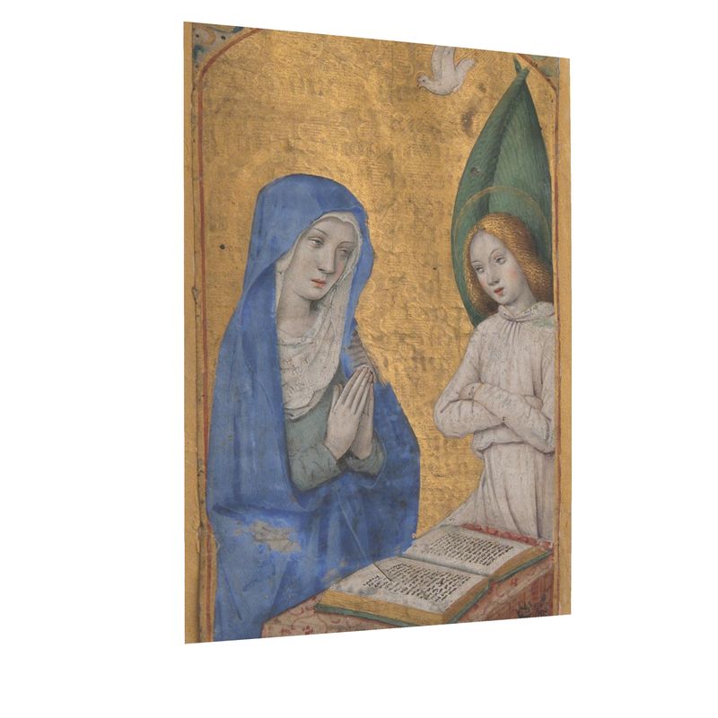 Manuscript Leaf with the Annunciation Postcards