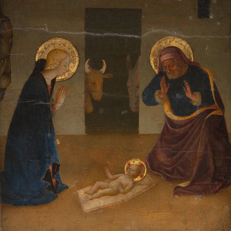 The Nativity by Sano di Pietro Greetings Card