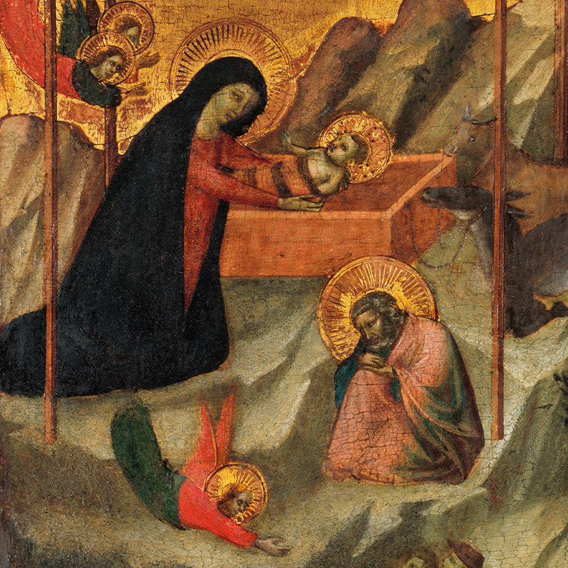 The Nativity by Duccio di Buoninsegna Greetings Card
